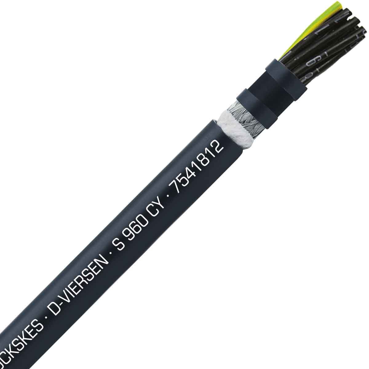 SAB 7541812 S 960 CY - 18 AWG/12c, shielded oil resistant continuous flex PVC control cable, UL, CSA, CE,RoHS SAB 7541812 S 960 CY - 18 AWG/12c, shielded oil resistant continuous flex PVC control cable, UL, CSA, CE,RoHS