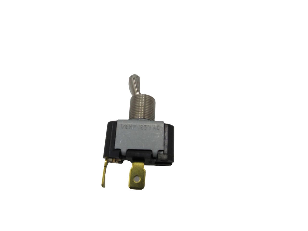 Eaton E10T115AP E10T115AP Eaton - Eaton E10 toggle switch, Single-pole, ON, None, OFF, 0.563 inch lever, Spade, Single-throw, 15A at 125 Vac, 10A at 250 Vac, 3/4 hp at 50 Vac, 0.47 inch bushing Eaton E10T115AP E10T115AP Eaton - Eaton E10 toggle switch, Single-pole, ON, None, OFF, 0.563 inch lever, Spade, Single-throw, 15A at 125 Vac, 10A at 250 Vac, 3/4 hp at 50 Vac, 0.47 inch bushing