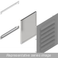 Hammond Manufacturing 1481L3R55GY Type 3R Louver Kit 5x5 - Steel/Gray Hammond Manufacturing 1481L3R55GY Type 3R Louver Kit 5x5 - Steel/Gray