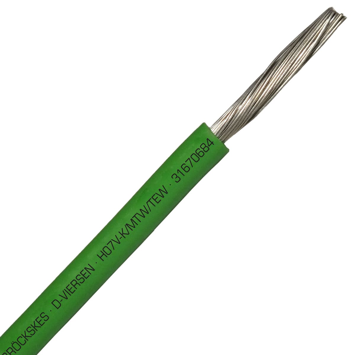 SAB 31670684 H07V-K/MTW/TEW- (UL/CSA/CE) - 14 AWG hook-up wire, Green SAB 31670684 H07V-K/MTW/TEW- (UL/CSA/CE) - 14 AWG hook-up wire, Green