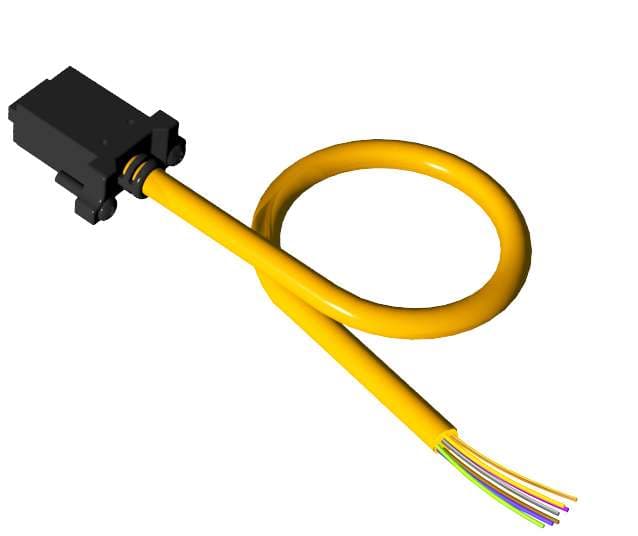 Banner RDLS-825D Cordset: Single Ended LS-Custom; 12-pin Straight Female; 8 m 8x22 Yellow PVC Jacket; PVC Black Banner RDLS-825D Cordset: Single Ended LS-Custom; 12-pin Straight Female; 8 m 8x22 Yellow PVC Jacket; PVC Black