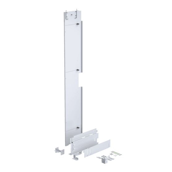 Hoffman A72BP18 Universal Barrier Panel for Unibody Free-stand, fits A=72 and C=18, White, Steel Hoffman A72BP18 Universal Barrier Panel for Unibody Free-stand, fits A=72 and C=18, White, Steel