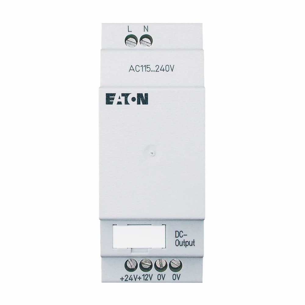 Eaton EASY200-POW EASY200-POW Eaton - Eaton easy programmable relay power supply unit, 100-240V, 24 Vdc at 0.25A output, 0.2-4.0mm2 (solid), 0.2-2.5mm2 (flexible), 22-12 AWG connection Eaton EASY200-POW EASY200-POW Eaton - Eaton easy programmable relay power supply unit, 100-240V, 24 Vdc at 0.25A output, 0.2-4.0mm2 (solid), 0.2-2.5mm2 (flexible), 22-12 AWG connection