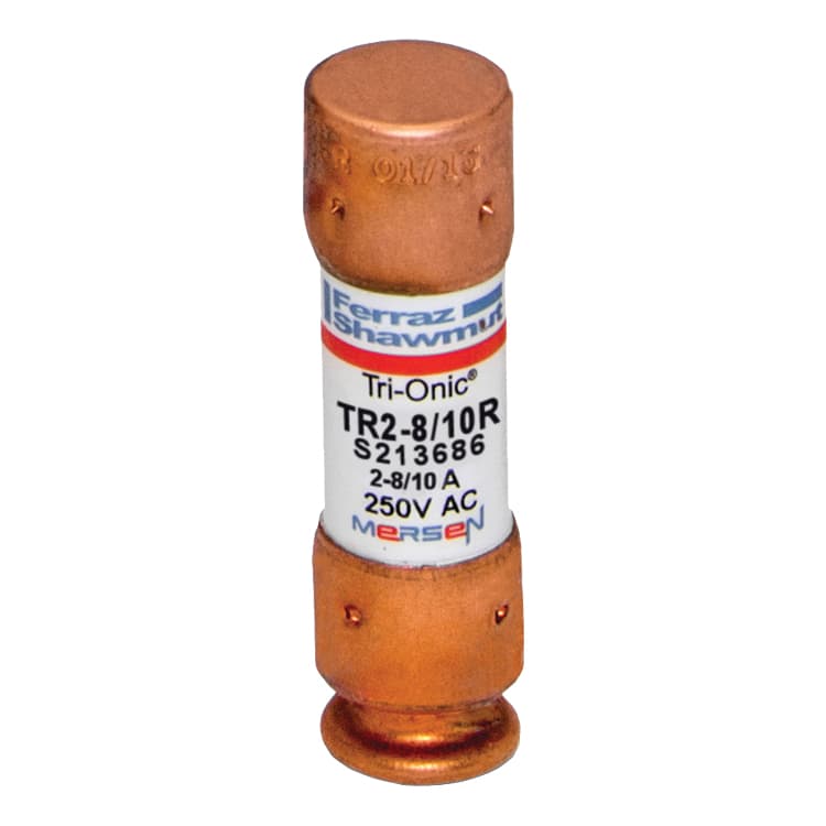 Mersen TR2-8/10R TR2-8/10R Mersen - Fuse TR-R - Class RK5 - Time-Delay 250VAC 250VDC 2.8A Ferrule Tri-Onic® Mersen TR2-8/10R TR2-8/10R Mersen - Fuse TR-R - Class RK5 - Time-Delay 250VAC 250VDC 2.8A Ferrule Tri-Onic®