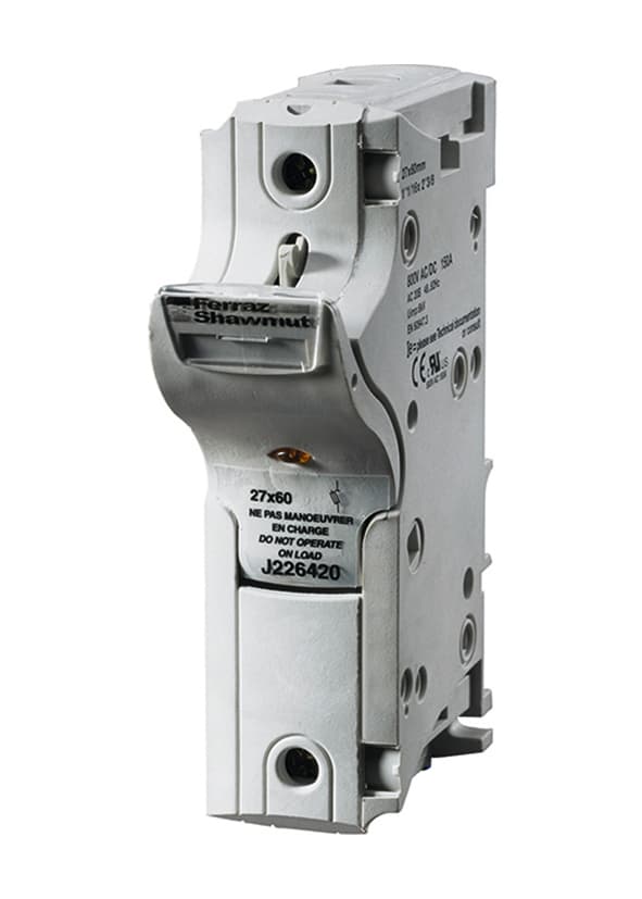 Mersen R232729 R232729 Mersen - Fuse Holder UltraSafe™ 800VAC 800VDC UL Fuse size 27x60 N Faston Lugs IP20 Mersen R232729 R232729 Mersen - Fuse Holder UltraSafe™ 800VAC 800VDC UL Fuse size 27x60 N Faston Lugs IP20