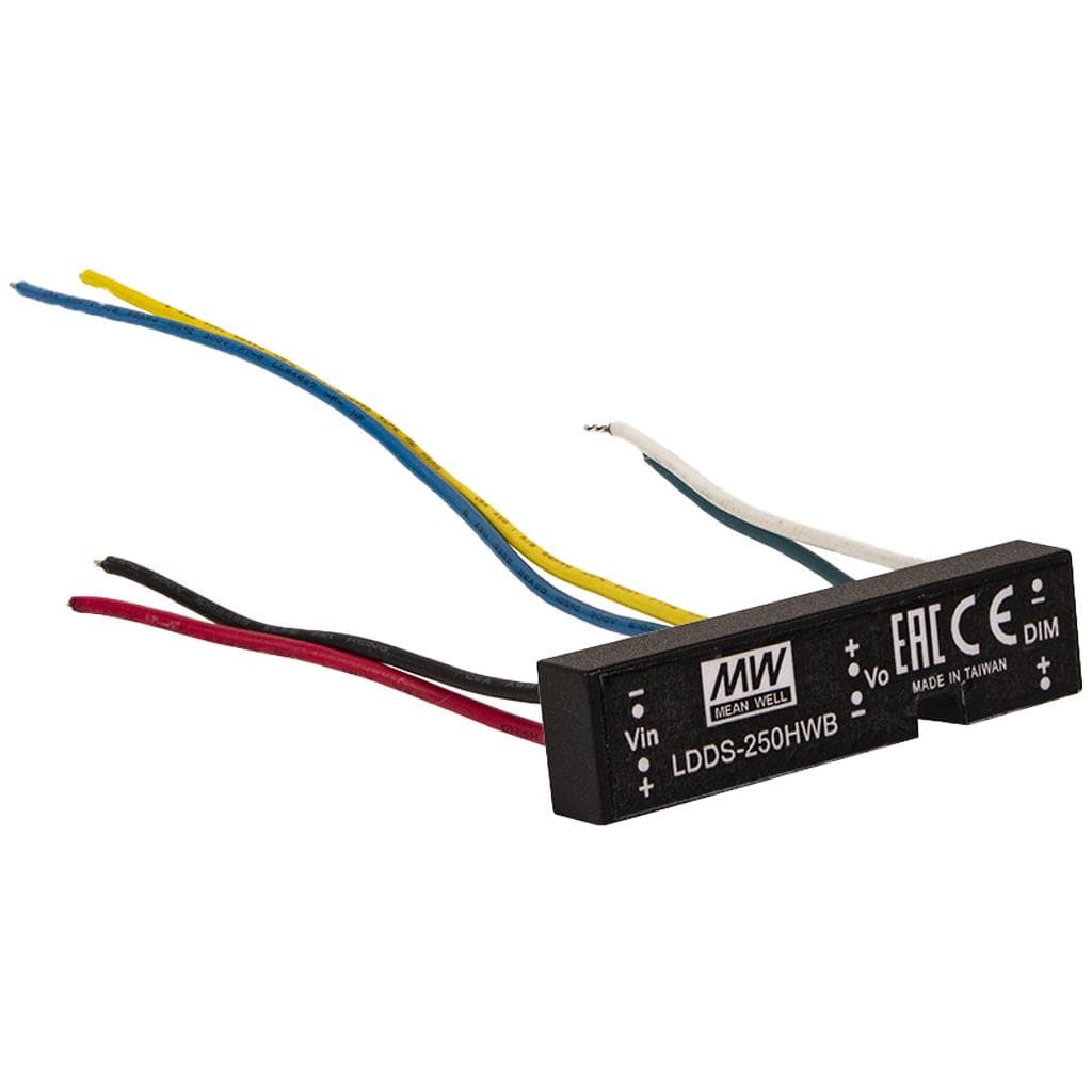 MEAN WELL LDDS-1000HWB DC-DC Step down LED driver Constant Current (CC); Wide Input 12-56Vdc; Output 2-45Vdc at 1A; Wire style; 3 in 1 dimming MEAN WELL LDDS-1000HWB DC-DC Step down LED driver Constant Current (CC); Wide Input 12-56Vdc; Output 2-45Vdc at 1A; Wire style; 3 in 1 dimming