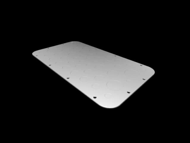 Rittal 2576100 SZ Metal gland plate, for AX, with metric knockouts, WD: 401x221 mm, for gland plates size 6 Rittal 2576100 SZ Metal gland plate, for AX, with metric knockouts, WD: 401x221 mm, for gland plates size 6