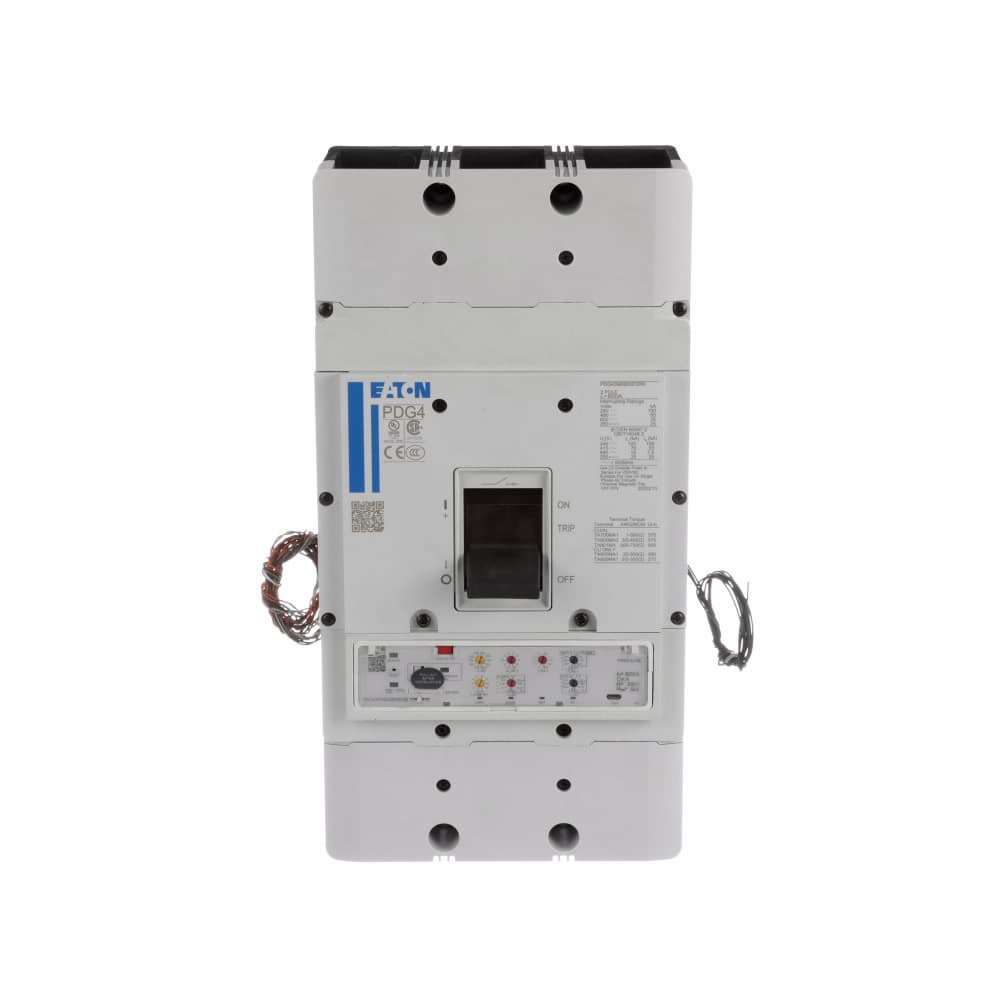Eaton PDF43M0800E5ZJ PDF43M0800E5ZJ Eaton - Eaton Power Defense molded case circuit breaker, Globally Rated 100% UL, Frame 4, Three Pole, 800A, 65kA/480V, PXR20 ARMS LSIG w/ ZSI and Relays, Standard Line and Load (PDG4X3TA800) Eaton PDF43M0800E5ZJ PDF43M0800E5ZJ Eaton - Eaton Power Defense molded case circuit breaker, Globally Rated 100% UL, Frame 4, Three Pole, 800A, 65kA/480V, PXR20 ARMS LSIG w/ ZSI and Relays, Standard Line and Load (PDG4X3TA800)