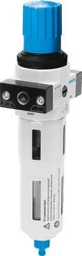 Festo 192395 filter regulator LFR-3/4-D-5M-O-DI-MAXI-A With metal bowl guard, without pressure gauge, degree of filtration 5 µm. With automatic condensate drain. With directly-controlled pressure regulator. Size: Maxi, Series: D, Actuator lock: Rotary knob with lock, Festo 192395 filter regulator LFR-3/4-D-5M-O-DI-MAXI-A With metal bowl guard, without pressure gauge, degree of filtration 5 µm. With automatic condensate drain. With directly-controlled pressure regulator. Size: Maxi, Series: D, Actuator lock: Rotary knob with lock,