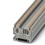 Phoenix Contact 3209510 Feed-through terminal block, nom. voltage: 800 V, nominal current: 24 A, connection method: Push-in connection, number of connections: 2, number of positions: 1, cross section: 0.14 mm² - 4 mm², AWG: 26 - 12, width: 5.2 mm, height: 35.3 mm, color: gray, m Phoenix Contact 3209510 Feed-through terminal block, nom. voltage: 800 V, nominal current: 24 A, connection method: Push-in connection, number of connections: 2, number of positions: 1, cross section: 0.14 mm² - 4 mm², AWG: 26 - 12, width: 5.2 mm, height: 35.3 mm, color: gray, m