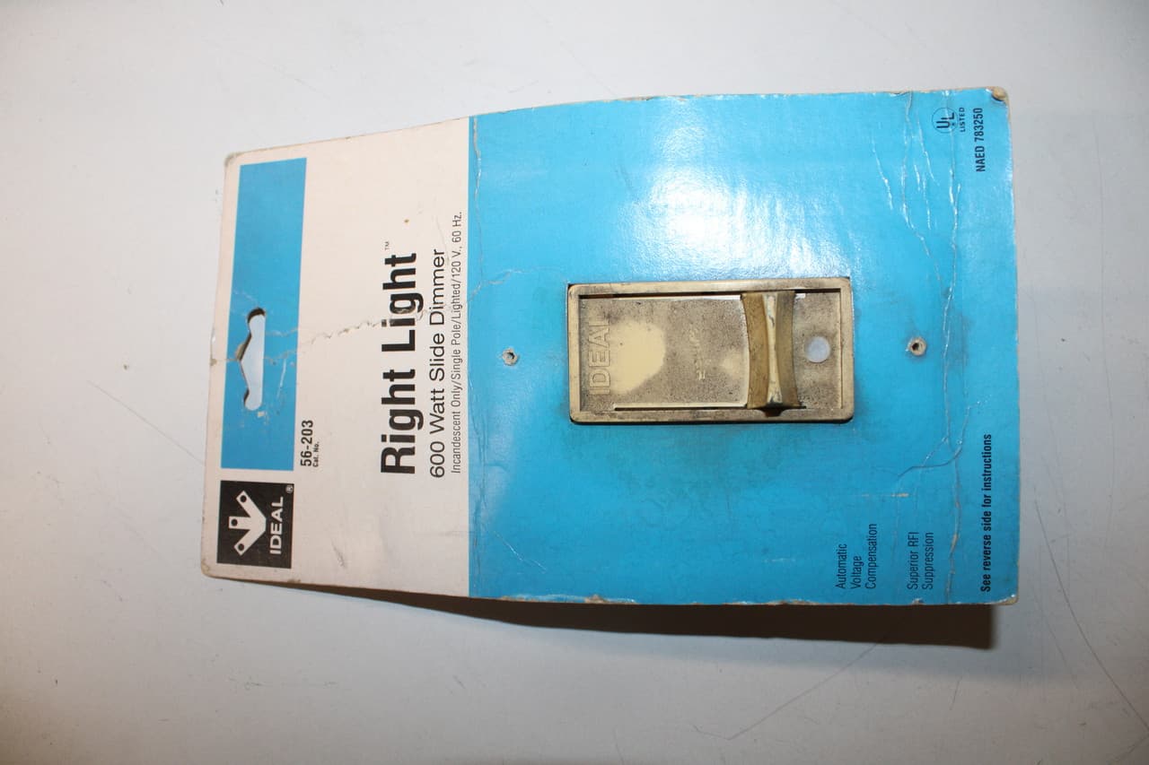Ideal Industries 56-203 Ideal 56-203 Light and Dimmer Switches EA Ideal Industries 56-203 Ideal 56-203 Light and Dimmer Switches EA
