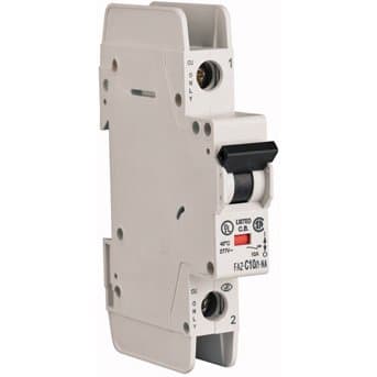 Eaton FAZ-D25/1-NA Miniature circuit breaker, 1 pole, 25 A, D trip curve, 277/480 VAC, screw terminals, UL489 Eaton FAZ-D25/1-NA Miniature circuit breaker, 1 pole, 25 A, D trip curve, 277/480 VAC, screw terminals, UL489