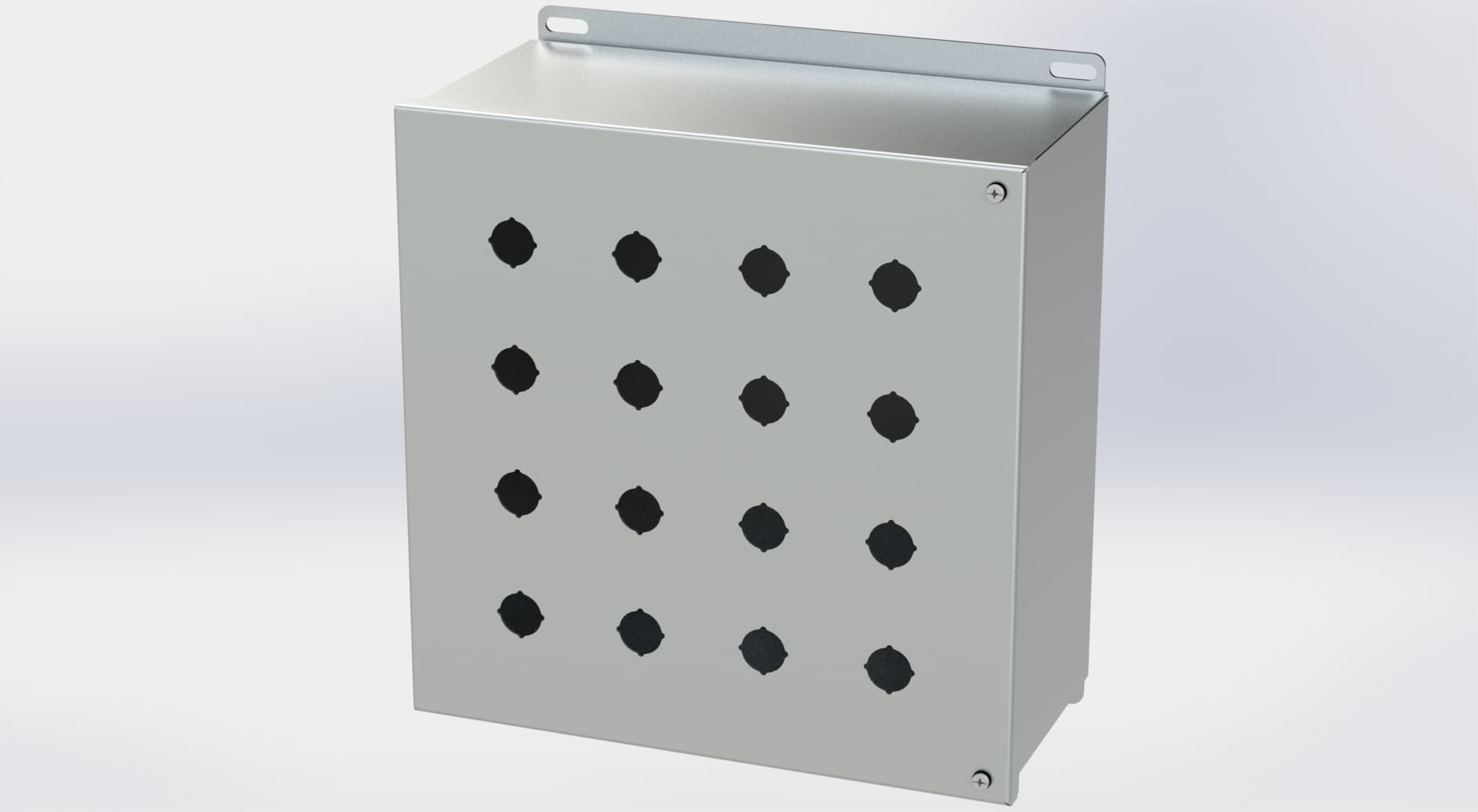 Saginaw Control SCE-16PBHSS6I S.S. PB Enclosure, Height:12.13", Width:12.00", Depth:6.00", #4 brushed finish on all exterior surfaces. Optional sub-panels are powder coated white. Saginaw Control SCE-16PBHSS6I S.S. PB Enclosure, Height:12.13", Width:12.00", Depth:6.00", #4 brushed finish on all exterior surfaces. Optional sub-panels are powder coated white.
