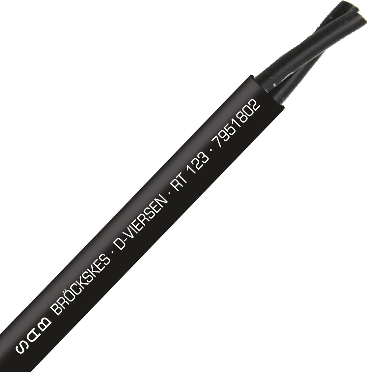 SAB 7951802 RT 123 - 18 AWG/2c, PUR rugged and dependable robot/track cable, �450� torsion SAB 7951802 RT 123 - 18 AWG/2c, PUR rugged and dependable robot/track cable, �450� torsion