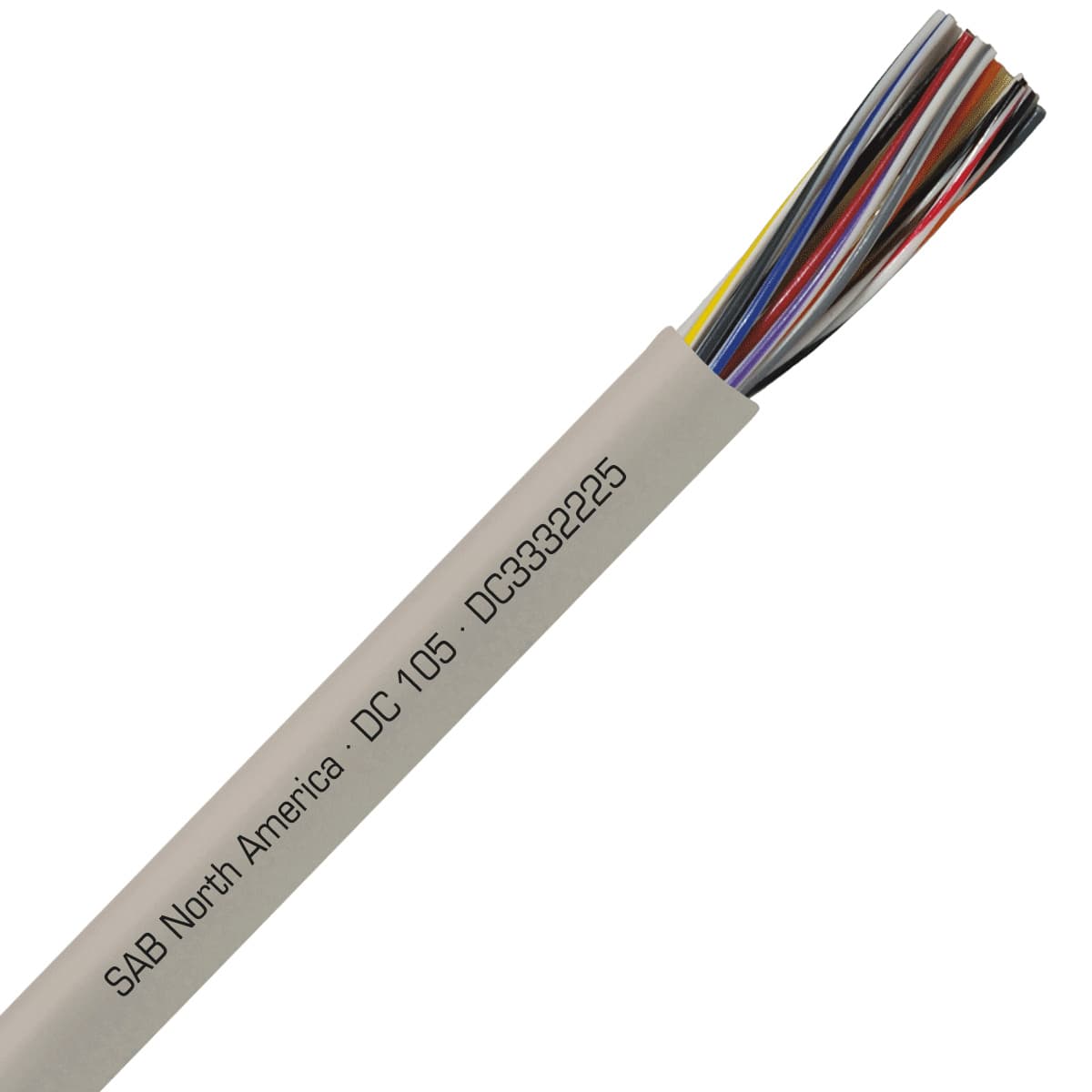 SAB DC3332225 DC 105 - 22 AWG/25c, flexible oil resistant data cable, UL, CSA, CE, RoHS SAB DC3332225 DC 105 - 22 AWG/25c, flexible oil resistant data cable, UL, CSA, CE, RoHS