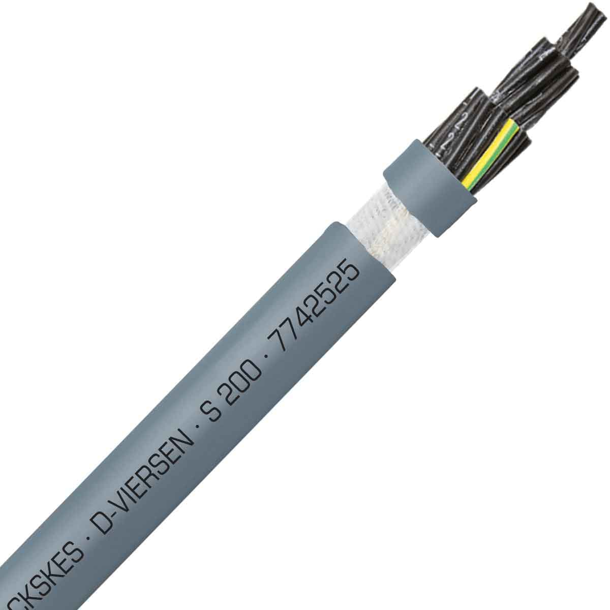 SAB 7742525 S 200 - 14 AWG/25c, halogen free continuous flex oil resistant data & control cable, CE, RoHS SAB 7742525 S 200 - 14 AWG/25c, halogen free continuous flex oil resistant data & control cable, CE, RoHS