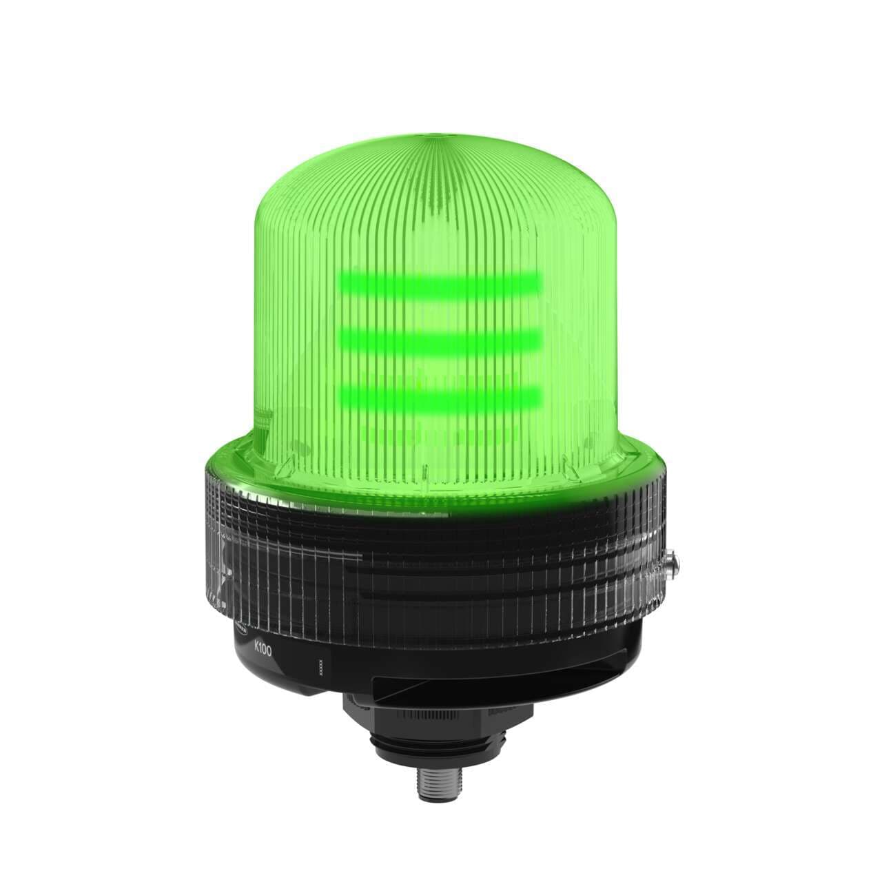 Banner K100B-BLGAQ Banner K100B-BLGAQ - K100 Basic Daylight Visible Beacon: 1-Color Indicator; 12-48 V dc; Polycarbonate; IP66; Green; Audible; 5-pin M12 Integral QD Banner K100B-BLGAQ Banner K100B-BLGAQ - K100 Basic Daylight Visible Beacon: 1-Color Indicator; 12-48 V dc; Polycarbonate; IP66; Green; Audible; 5-pin M12 Integral QD
