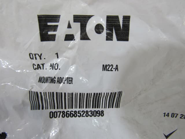 M22-A Part Image. Manufactured by Eaton.