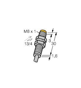 NI2-G08-Y1 Part Image. Manufactured by Turck.