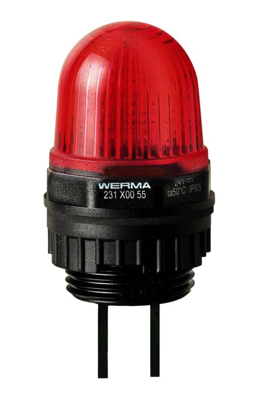 Werma 231.104.55 LED Perm. Beacon Economy EM 24VDC RD Werma 231.104.55 LED Perm. Beacon Economy EM 24VDC RD