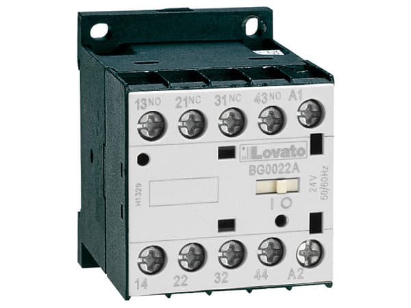 Lovato Electric 11BG0040L048 11BG0040L048 Lovato - Control relay with DC coil low consumption, 48VDC, 4NO Lovato Electric 11BG0040L048 11BG0040L048 Lovato - Control relay with DC coil low consumption, 48VDC, 4NO