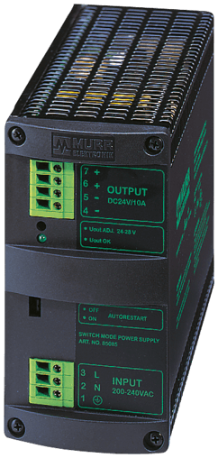 Murr Elektronik 85087 85087 Murrelektronik - MCS POWER SUPPLY 1-PHASE, IN: 185-265VAC OUT: 24-28V/20ADC Murr Elektronik 85087 85087 Murrelektronik - MCS POWER SUPPLY 1-PHASE, IN: 185-265VAC OUT: 24-28V/20ADC
