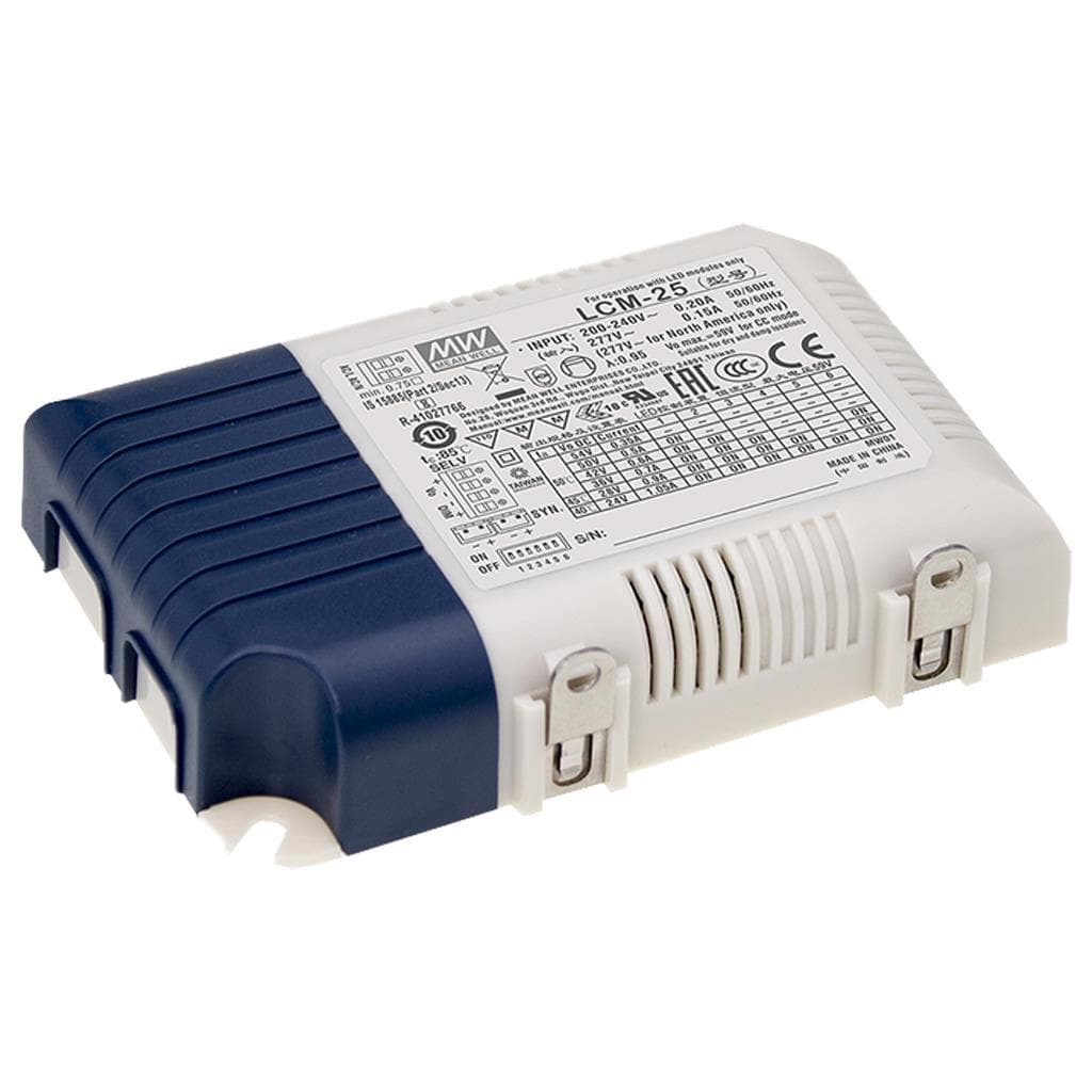 MEAN WELL LCM-25TY1 AC-DC Multi-Stage LED driver Constant Current (CC); Modular output 0.35A/0.5A/0.6A/0.7A/0.9A/1.05A; Tuya Bluetooth control protocol and push dimming MEAN WELL LCM-25TY1 AC-DC Multi-Stage LED driver Constant Current (CC); Modular output 0.35A/0.5A/0.6A/0.7A/0.9A/1.05A; Tuya Bluetooth control protocol and push dimming