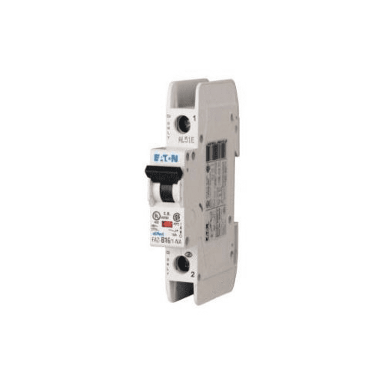 Eaton FAZ-C40/1-NA-SP Eaton FAZ branch protector,UL 489 Industrial miniature circuit breaker - supplementary protector,Single package,Medium levels of inrush current are expected,40 A,10 kAIC,Single-pole,277 V,5-10X /n,Q38,50-60 Hz,Screw terminals,C Curve Eaton FAZ-C40/1-NA-SP Eaton FAZ branch protector,UL 489 Industrial miniature circuit breaker - supplementary protector,Single package,Medium levels of inrush current are expected,40 A,10 kAIC,Single-pole,277 V,5-10X /n,Q38,50-60 Hz,Screw terminals,C Curve
