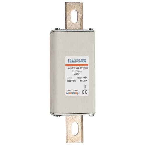 Mersen X1068646 NH-fuse-links gBAT 1500VDC direct mounting 2 200A Mersen X1068646 NH-fuse-links gBAT 1500VDC direct mounting 2 200A