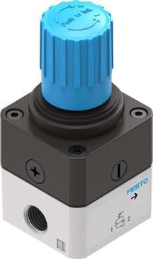 Festo 549918 precision pressure regulator LRP-1/4-0,7-EX4 Without pressure gauge, suitable for use in accordance with ATEX certification by Festo for zones 1, 2 and 21, 22. Size: 50, Actuator lock: Rotary knob with lock, Assembly position: Any, Design structure: Pilot Festo 549918 precision pressure regulator LRP-1/4-0,7-EX4 Without pressure gauge, suitable for use in accordance with ATEX certification by Festo for zones 1, 2 and 21, 22. Size: 50, Actuator lock: Rotary knob with lock, Assembly position: Any, Design structure: Pilot