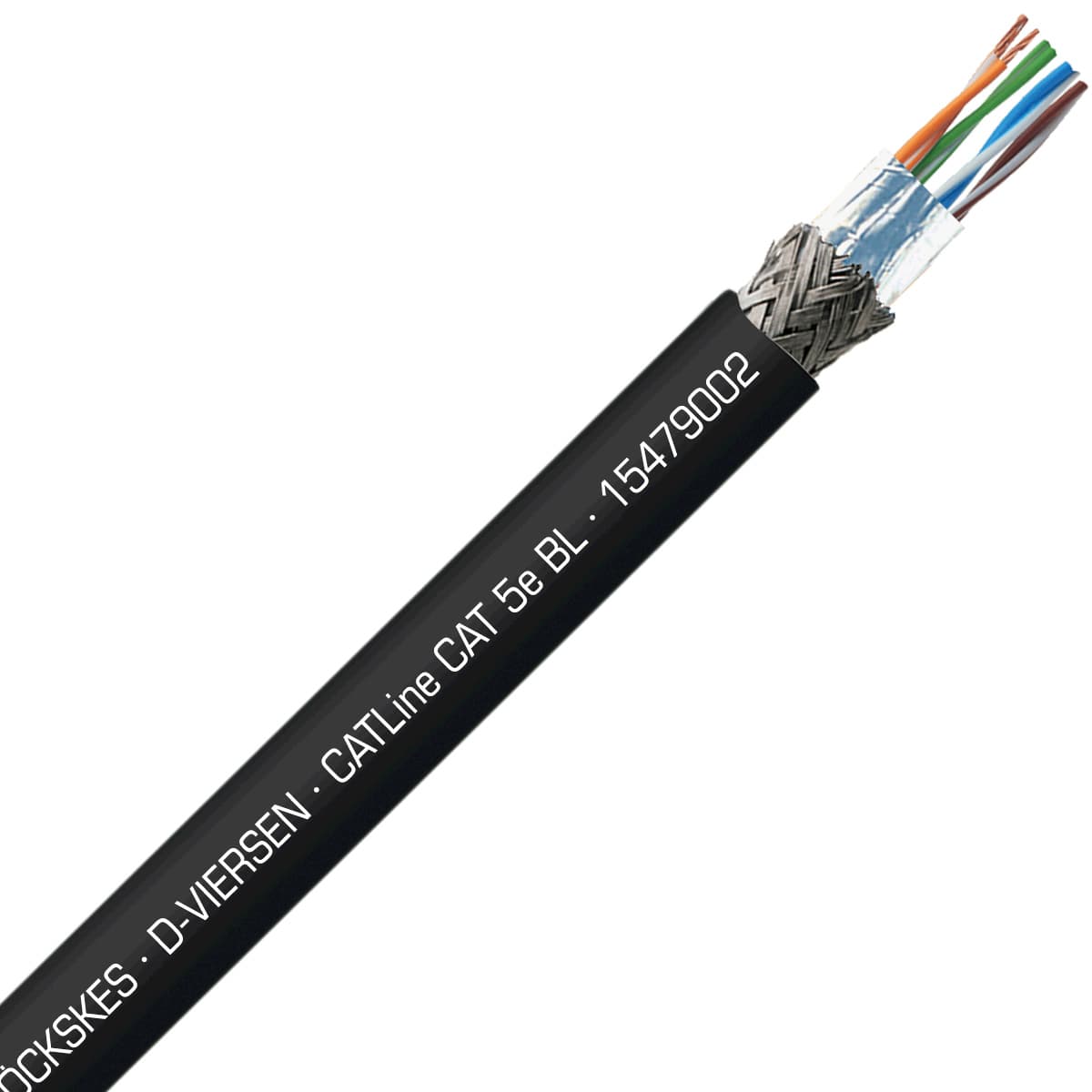 SAB 15479002 CATLine CAT5e BL - 24 Awg/4pr, shielded halogen-free CAT 5e ethernet cable for Shipboard applications, UL, ABS, CE, RoHS SAB 15479002 CATLine CAT5e BL - 24 Awg/4pr, shielded halogen-free CAT 5e ethernet cable for Shipboard applications, UL, ABS, CE, RoHS