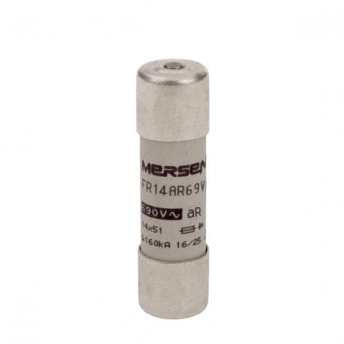 Mersen Q1056657 Q1056657 Mersen - High-Speed Cylindrical Fuse Protistor® Size 14x51 aR 690VAC IEC 8A With Striker Mersen Q1056657 Q1056657 Mersen - High-Speed Cylindrical Fuse Protistor® Size 14x51 aR 690VAC IEC 8A With Striker