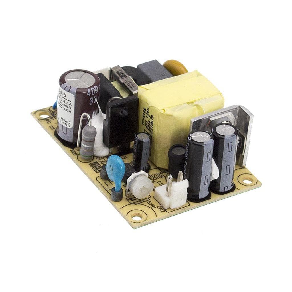 MEAN WELL EPS-15-15 AC-DC Single output Open frame power supply; Output 15Vdc at 1.0A MEAN WELL EPS-15-15 AC-DC Single output Open frame power supply; Output 15Vdc at 1.0A