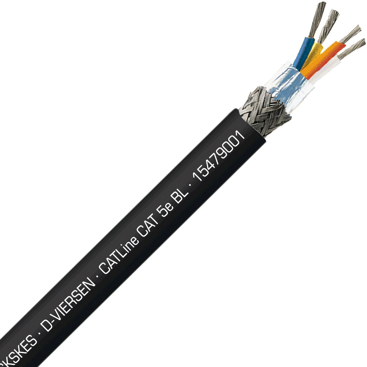 SAB 15479001 CATLine CAT5e BL - 24 Awg/2pr, shielded halogen-free CAT 5e ethernet cable for Shipboard applications, UL, ABS, CE, RoHS SAB 15479001 CATLine CAT5e BL - 24 Awg/2pr, shielded halogen-free CAT 5e ethernet cable for Shipboard applications, UL, ABS, CE, RoHS