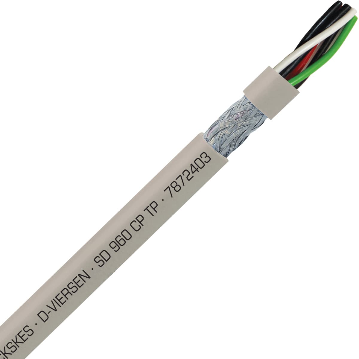 SAB 7872403 SD 960 CP TP - 24 AWG/3pr, shielded oil resistant continuous flex paired data cable, UL, CSA, CE, RoHS SAB 7872403 SD 960 CP TP - 24 AWG/3pr, shielded oil resistant continuous flex paired data cable, UL, CSA, CE, RoHS