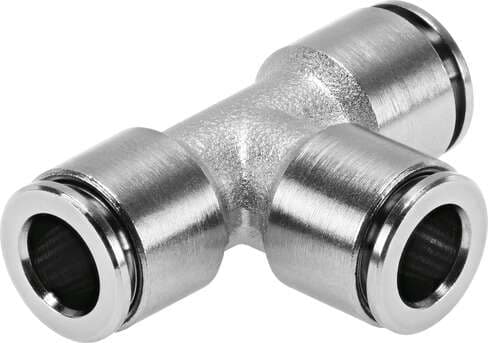 Festo 578381 push-in T-connector NPQH-T-Q6-E-P10 Size: Standard, Nominal size: 5 mm, Assembly position: Any, Container size: 10, Design structure: Push/pull principle Festo 578381 push-in T-connector NPQH-T-Q6-E-P10 Size: Standard, Nominal size: 5 mm, Assembly position: Any, Container size: 10, Design structure: Push/pull principle