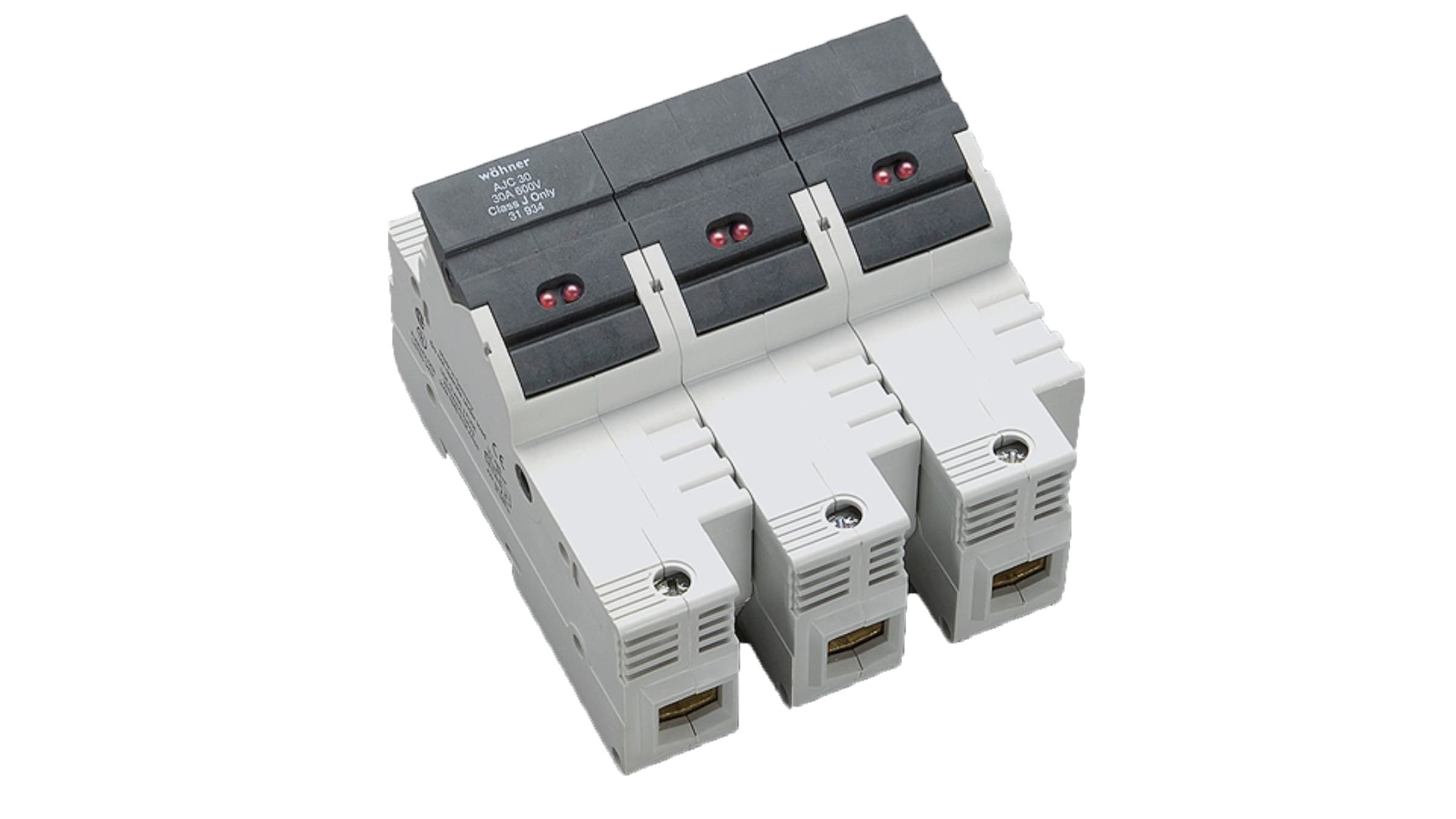 Sprecher + Schuh 31934 Sprecher + Schuh 31934 - Ambus Fuse Block, Class J, 3-Pole, 30A, 600V AC/DC, LED Indicator, cULus/ CSA Sprecher + Schuh 31934 Sprecher + Schuh 31934 - Ambus Fuse Block, Class J, 3-Pole, 30A, 600V AC/DC, LED Indicator, cULus/ CSA