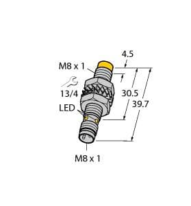 Turck NI5-M08-VP6X-V1141 NI5-M08-VP6X-V1141 Turck - NI5-M08-VP6X-V1141 Inductive Sensor, With Increased Switching Distance Turck NI5-M08-VP6X-V1141 NI5-M08-VP6X-V1141 Turck - NI5-M08-VP6X-V1141 Inductive Sensor, With Increased Switching Distance