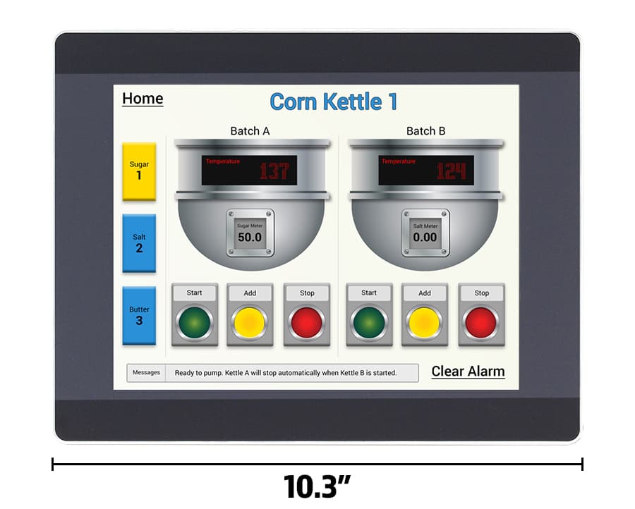 Maple Systems HMI5097NXL 9.7" Advanced HMI, 1 Ethernet Port, 1 USB Port, 2 Serial Ports, Dark Grey Maple Systems HMI5097NXL 9.7" Advanced HMI, 1 Ethernet Port, 1 USB Port, 2 Serial Ports, Dark Grey