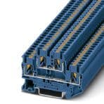 Phoenix Contact 3210570 Double-level terminal block, connection method: Push-in connection, cross section: 0.14 mm² - 4 mm², AWG: 26 - 12, width: 5.2 mm, color: blue, mounting type: NS 35/7,5, NS 35/15 Phoenix Contact 3210570 Double-level terminal block, connection method: Push-in connection, cross section: 0.14 mm² - 4 mm², AWG: 26 - 12, width: 5.2 mm, color: blue, mounting type: NS 35/7,5, NS 35/15