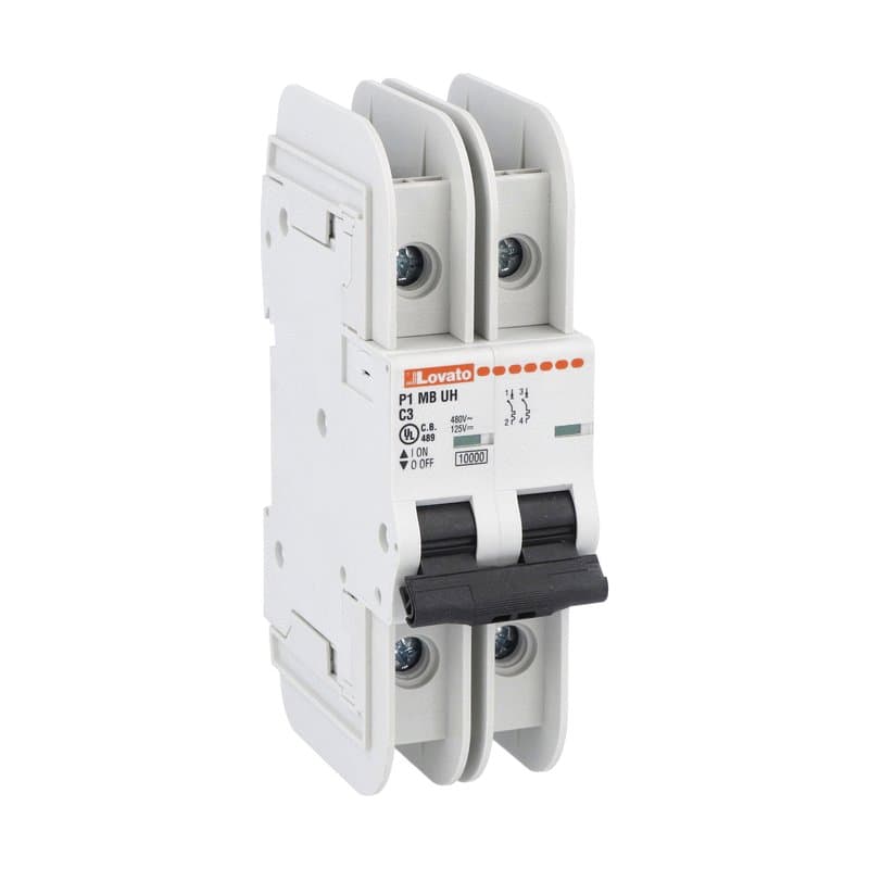 Lovato Electric P1MBUH2PC16 P1MBUH2PC16 Lovato - Miniature circuit breaker, 2P - 10kA. 2 modules, characteristic C, 16A Lovato Electric P1MBUH2PC16 P1MBUH2PC16 Lovato - Miniature circuit breaker, 2P - 10kA. 2 modules, characteristic C, 16A