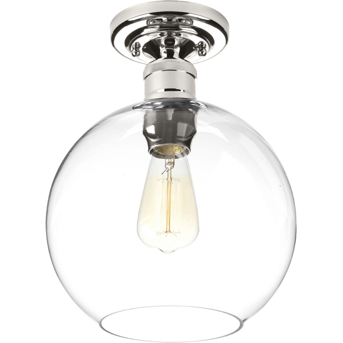 Hubbell P350046-104 The Hansford collection of fixtures feature a clear, spherical shade paired with vintage style metal fittings in an antique bronze and brass combination finish. Featuring a clean and precise design with generous scale, Hansford's classic style brings tran Hubbell P350046-104 The Hansford collection of fixtures feature a clear, spherical shade paired with vintage style metal fittings in an antique bronze and brass combination finish. Featuring a clean and precise design with generous scale, Hansford's classic style brings tran