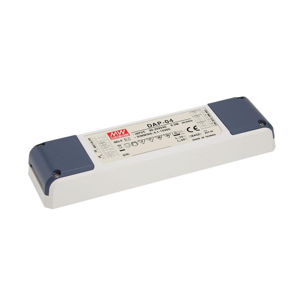 MEAN WELL DAP-04-S01 DALI signal to PWM signal Converter; Push DIM or DALI input with 4 or 1 DALI address selectable function MEAN WELL DAP-04-S01 DALI signal to PWM signal Converter; Push DIM or DALI input with 4 or 1 DALI address selectable function