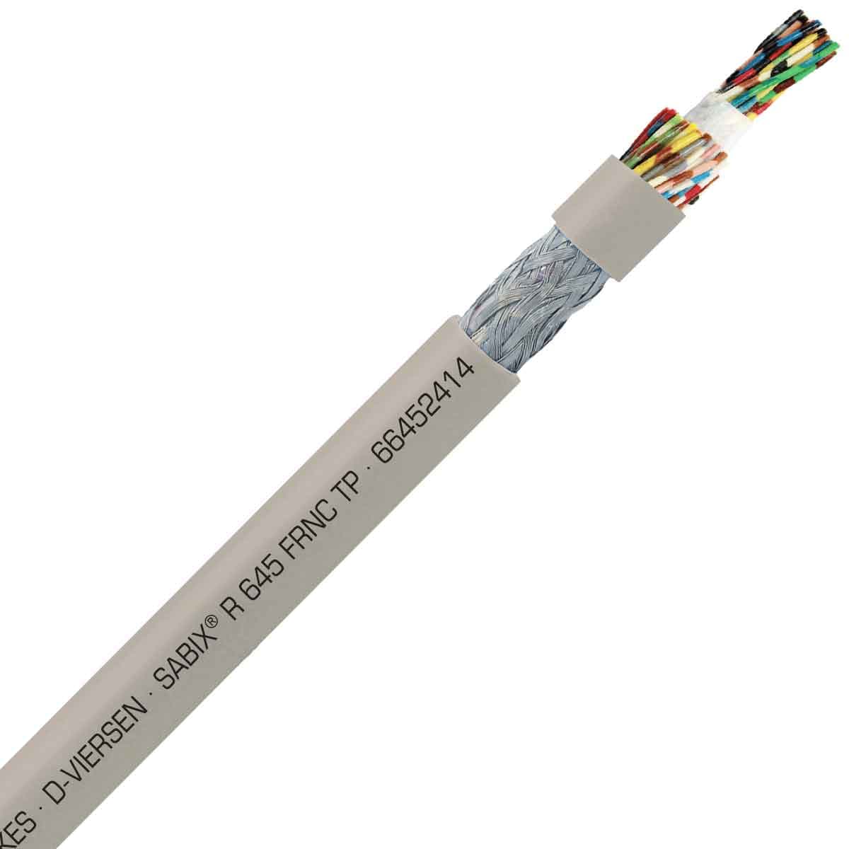 SAB 66452414 SABIX R 645 FRNC TP - 26 AWG/24pr, paired shielded halogen-free flame retardant rail data cable, CE, RoHS SAB 66452414 SABIX R 645 FRNC TP - 26 AWG/24pr, paired shielded halogen-free flame retardant rail data cable, CE, RoHS