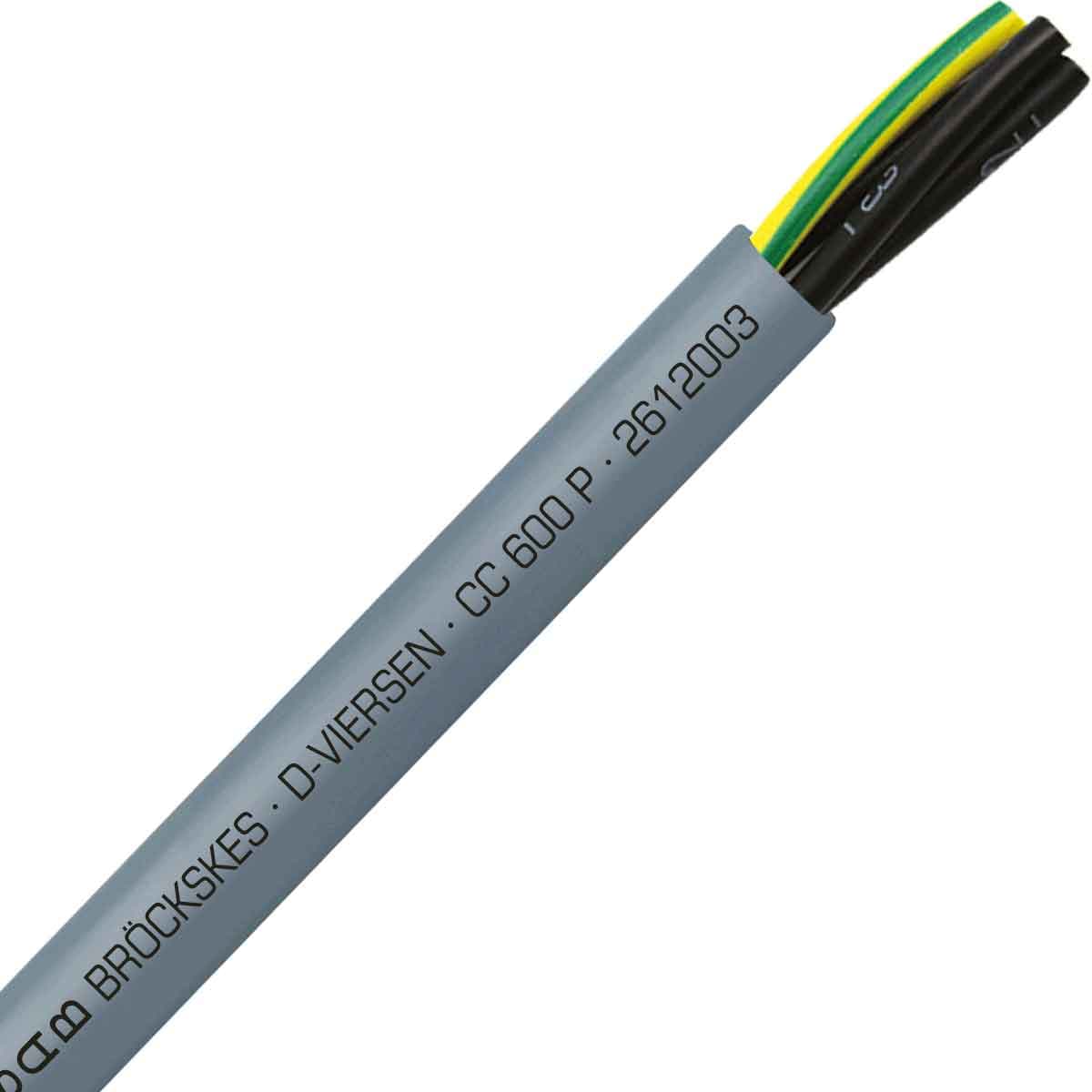 SAB 2612003 CC 600 P - 20 AWG/3c, oil resistant PUR flexible control cable, 600V, UL, CSA, CE, RoHS SAB 2612003 CC 600 P - 20 AWG/3c, oil resistant PUR flexible control cable, 600V, UL, CSA, CE, RoHS