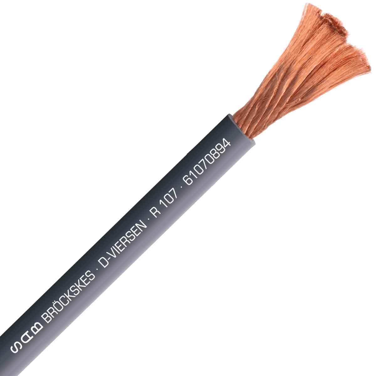 SAB 61070894 R 107 - 3/0 AWG/1c, high temperature silicone insulated copper rope, RoHS SAB 61070894 R 107 - 3/0 AWG/1c, high temperature silicone insulated copper rope, RoHS