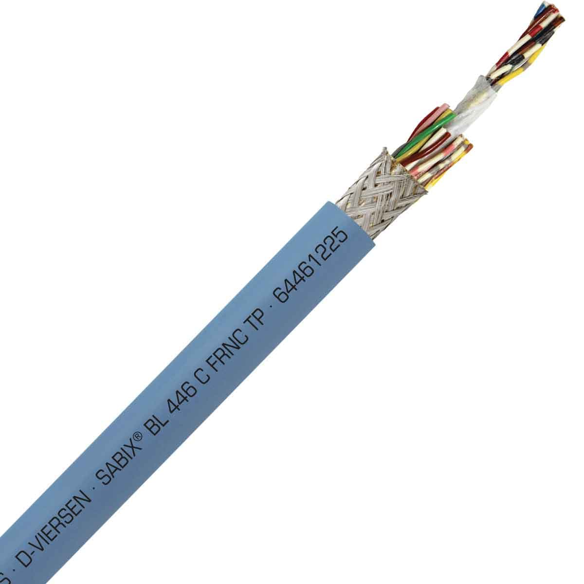 SAB 64461225 SABIX BL 446 C FRNC TP - 24 AWG/12pr, shielded halogen-free flame retardant paired flexible data cable for shipboard, DNV-GL, CE, RoHS SAB 64461225 SABIX BL 446 C FRNC TP - 24 AWG/12pr, shielded halogen-free flame retardant paired flexible data cable for shipboard, DNV-GL, CE, RoHS