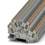Phoenix Contact 3209604 Double-level terminal block, connection method: Push-in connection, cross section: 0.14 mm² - 4 mm², AWG: 26 - 12, width: 5.2 mm, color: gray, mounting type: NS 35/7,5, NS 35/15 Phoenix Contact 3209604 Double-level terminal block, connection method: Push-in connection, cross section: 0.14 mm² - 4 mm², AWG: 26 - 12, width: 5.2 mm, color: gray, mounting type: NS 35/7,5, NS 35/15