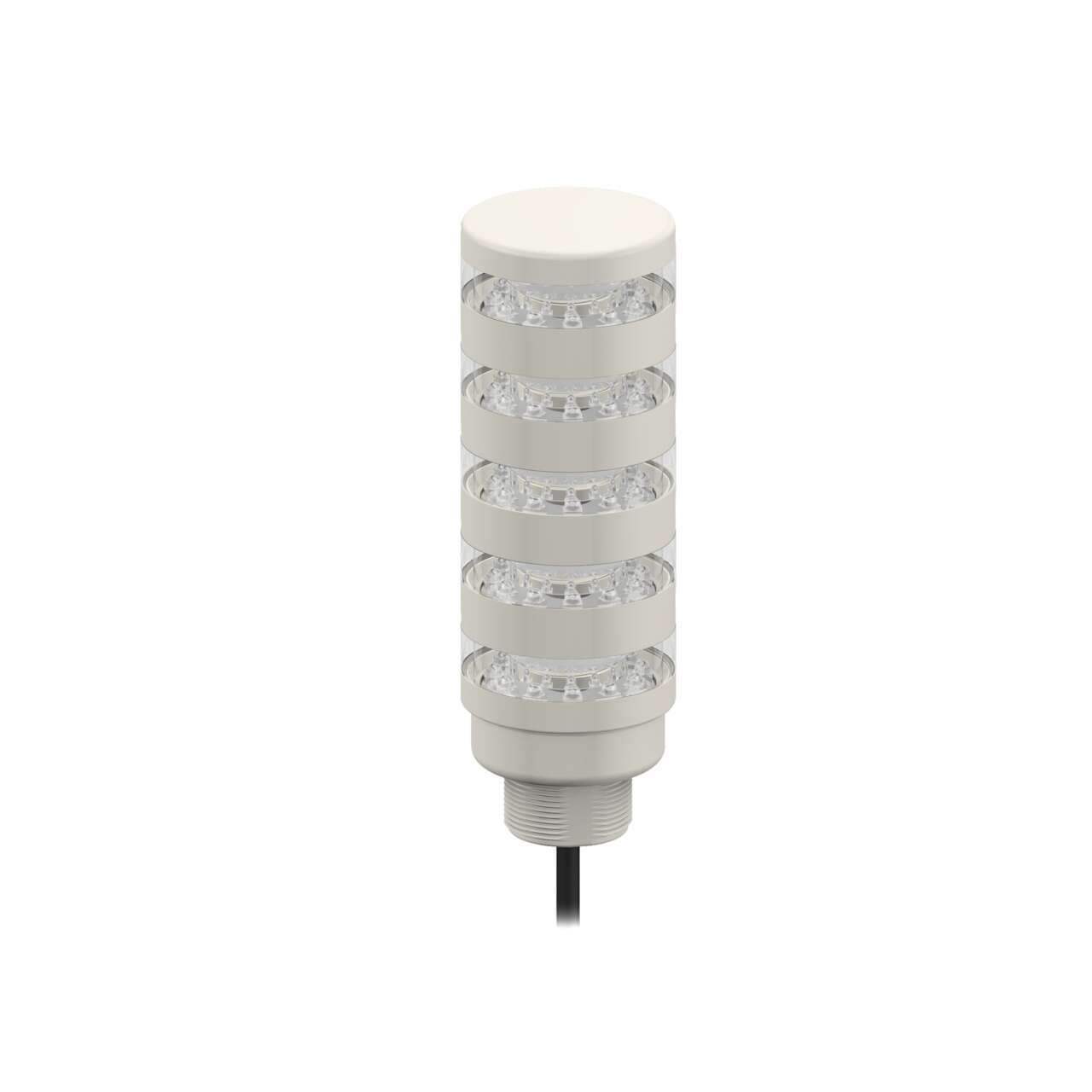 Banner TL50BLYYRRGC Beacon Tower Light, Gray Housing: 5-Color Indicator; Voltage: 12-30 V dc or 24 V ac; Environmental Rating: IP67; Input: Bimodal; Colors: Yellow Yellow Red Red Green; 2 m (6.5 ft) Integral Cable Banner TL50BLYYRRGC Beacon Tower Light, Gray Housing: 5-Color Indicator; Voltage: 12-30 V dc or 24 V ac; Environmental Rating: IP67; Input: Bimodal; Colors: Yellow Yellow Red Red Green; 2 m (6.5 ft) Integral Cable