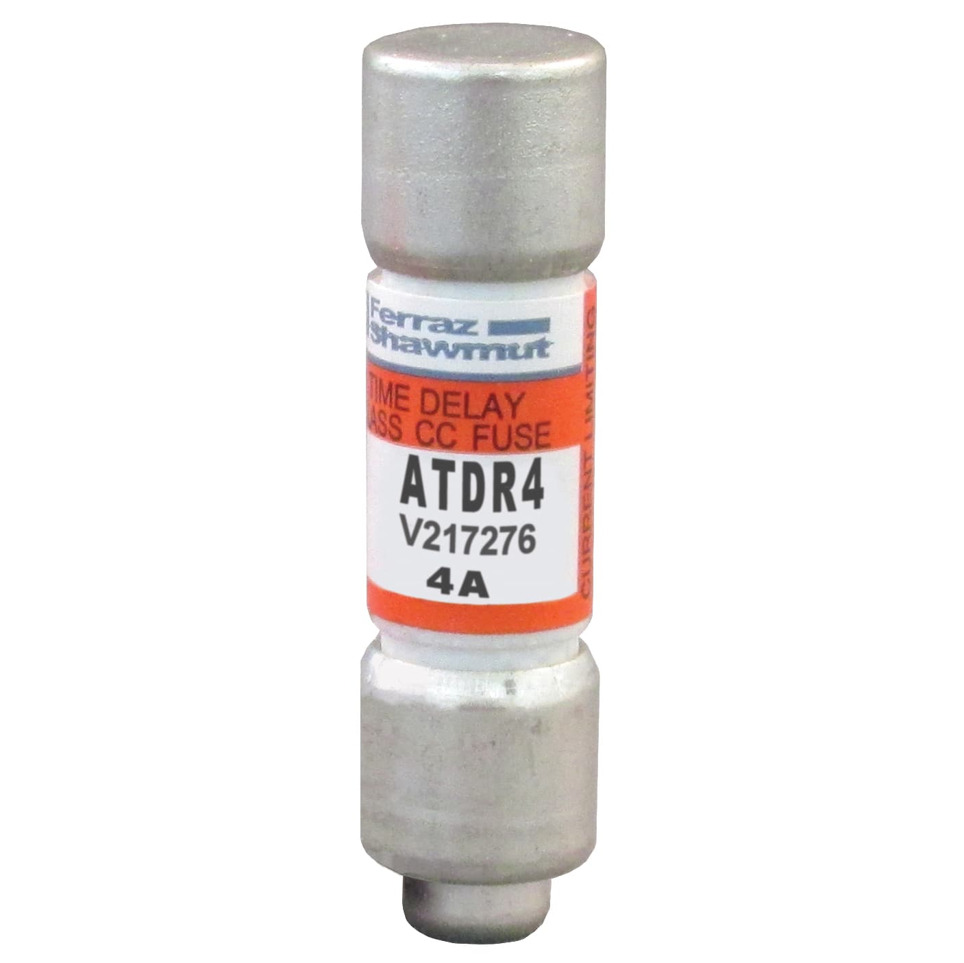 Mersen ATDR4 ATDR4 Mersen - Fuse ATDR - Class CC - Time-Delay 600VAC 300VDC 4A Ferrule Amp-Trap 2000® Mersen ATDR4 ATDR4 Mersen - Fuse ATDR - Class CC - Time-Delay 600VAC 300VDC 4A Ferrule Amp-Trap 2000®